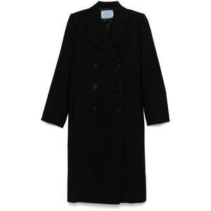 Prada Black Coats - Double Breasted & Peacoats Women